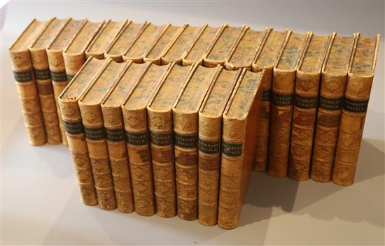Scott, Walter Sir - Works, Waverley Novels, Centenary edition, 25 vols, 8vo, contemporary calf gilt, with engraved frontises, most vo